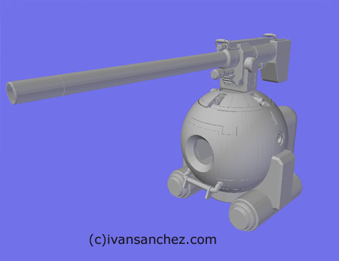 Ball ver KA 3d gundam mesh cg sandrum