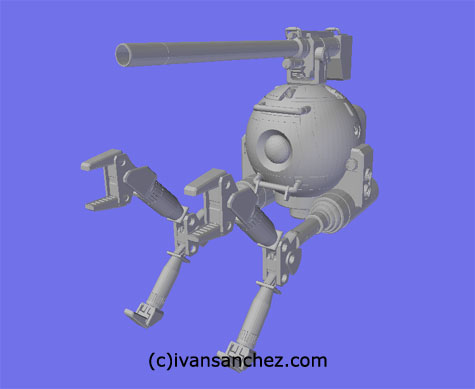 Ball ver KA 3d gundam mesh cg sandrum