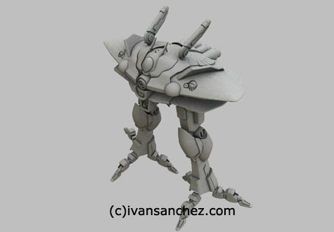 Gundam ver KA Big Zam 3d gundam mesh cg sandrum