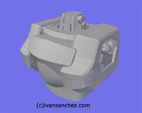 mobile suit gundam zaku II F2 ver 2 gouf custom J 3d mesh cg sandrum bonds of the battlefield senjo no kizuna