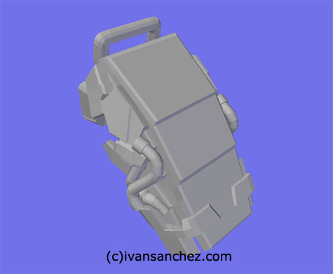 shin musha gundam 3d mesh cg sandrum