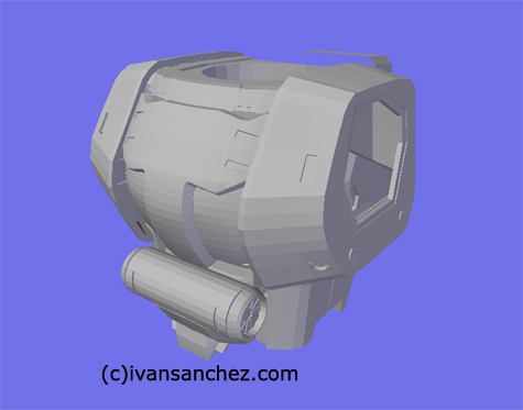 mobile suit gundam zaku II F2 ver 2 gouf custom J 3d mesh cg sandrum bonds of the battlefield senjo no kizuna