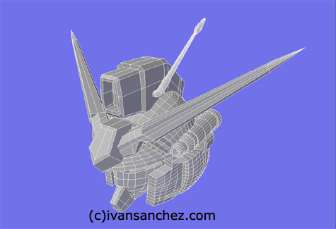 gp01 gundam fb 3d mesh cg sandrum