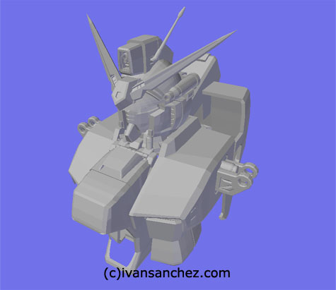 gp01 gundam zepheranthes 3d mesh cg sandrum