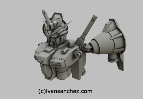 gp01 gp01fb Zephyranthes Full Vernian Burner gundam 0083 3d mesh cg sandrum