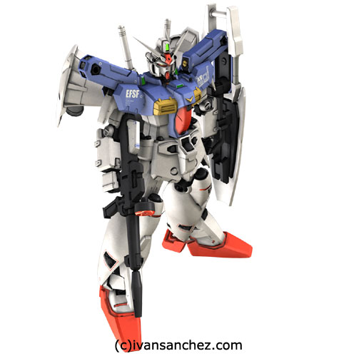 gp01 gp01fb Zephyranthes Full Vernian Burner gundam 0083 3d mesh cg sandrum