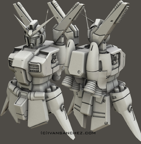 mobile suit gp04 blossom physalis zepheranthes gerbera tetra gp01 gp01fb gp02 gp03 gp04 dendrobium stamen orchis mobile weapons platform 3d mesh cg sandrum