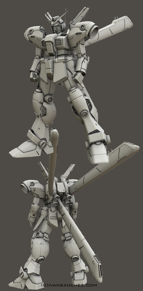 mobile suit gp04 blossom physalis zepheranthes gerbera tetra gp01 gp01fb gp02 gp03 gp04 dendrobium stamen orchis mobile weapons platform 3d mesh cg sandrum