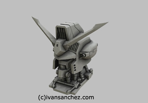 Gp01 Gp02 Gp01fb Gp03 Physalis Zephyranthes Stamen Orchis Dendrobium 3d gundam mesh cg sandrum