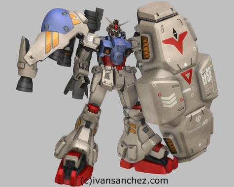 Gp01 Gp02 Gp01fb Gp03 Physalis Zephyranthes Stamen Orchis Dendrobium 3d gundam mesh cg sandrum