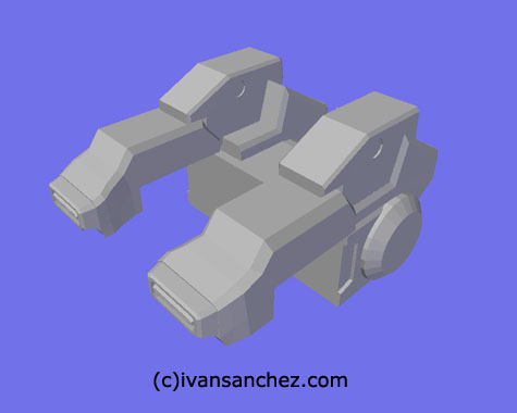 powered gm gundam 0083 3d mesh cg sandrum