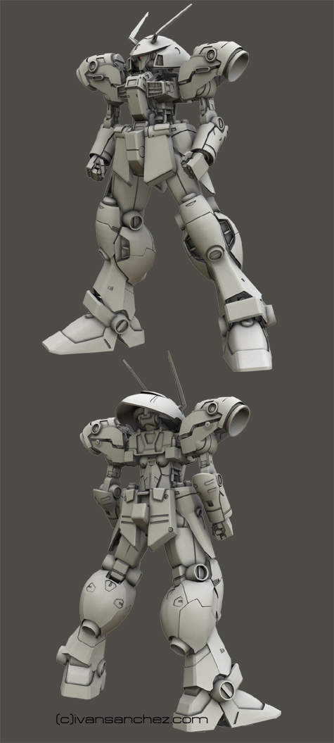 mobile suit gp04 blossom physalis zepheranthes gerbera tetra kai gp01 gp01fb gp02 gp03 gp04 dendrobium stamen orchis mobile weapons platform 3d mesh cg sandrum