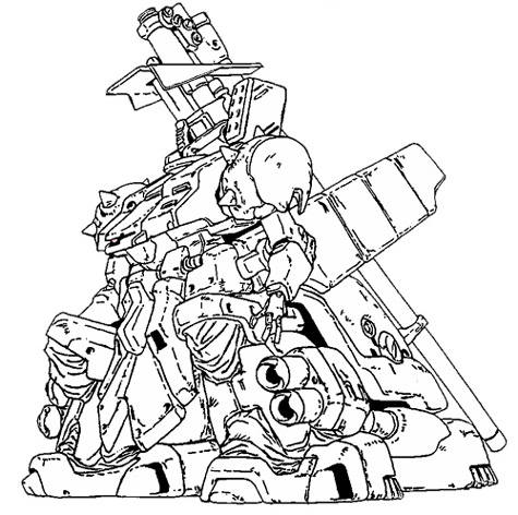 mobile suit gundam 0083 stardust memories rick dom xamel 3d mesh cg sandrum