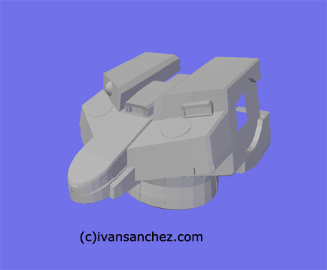 mobile suit gundam 0083 stardust memories rick dom xamel 3d mesh cg sandrum