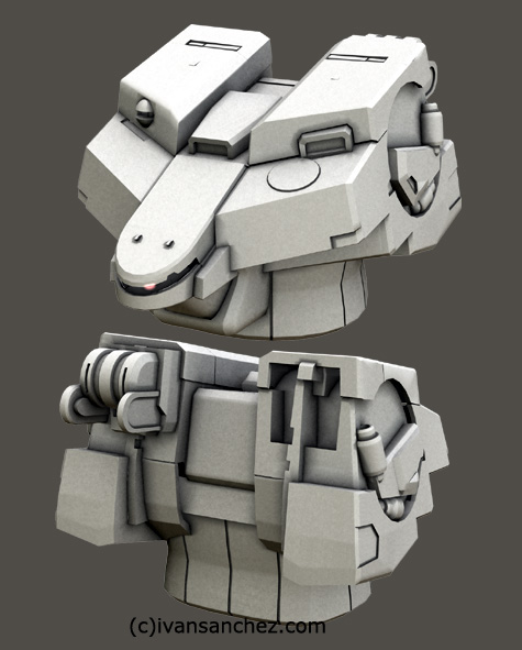 mobile suit gundam 0083 stardust memories rick dom xamel 3d mesh cg sandrum