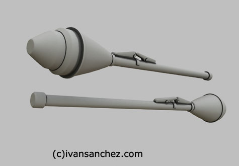 zaku II f2 mesh sandrum 3d