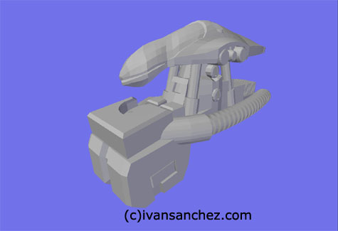 neue ziel sandrum gundam 3d mesh