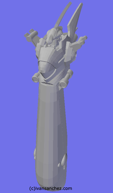 neue ziel sandrum gundam 3d mesh