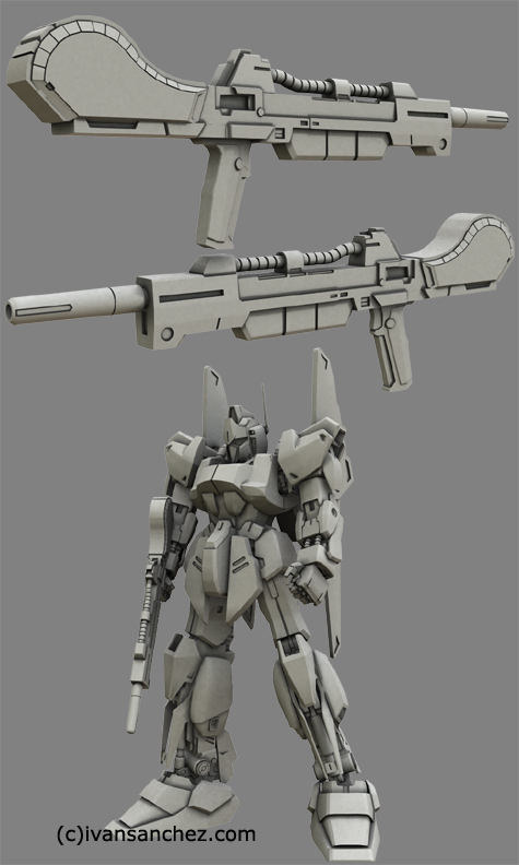 mobile suit delta zeta gundam char's quatro bajeena hyaku shiki kai plus 3d mesh cg sandrum