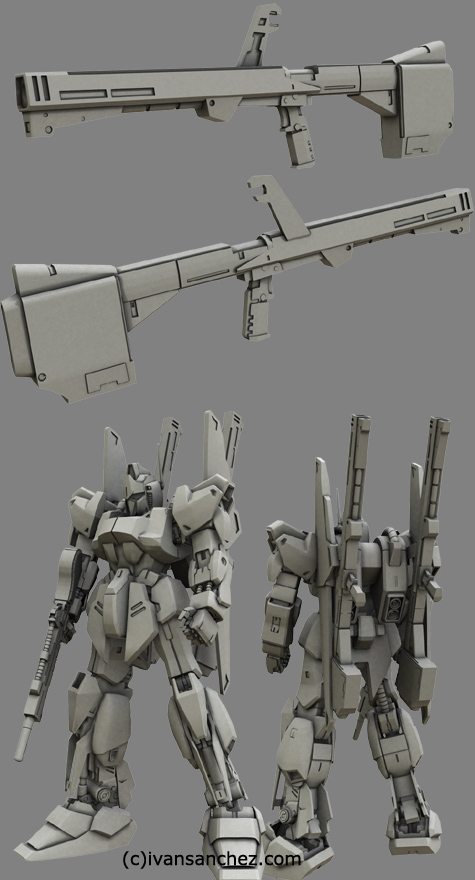 mobile suit delta zeta gundam char's quatro bajeena hyaku shiki kai plus 3d mesh cg sandrum
