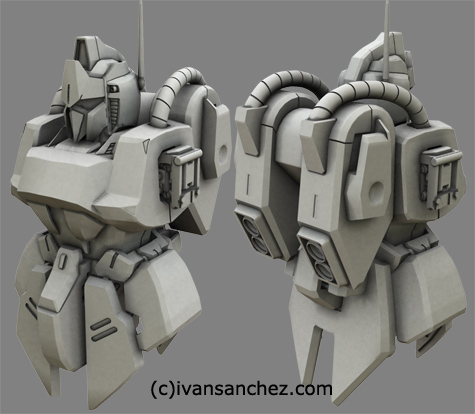 mobile suit delta zeta gundam char's quatro bajeena hyaku shiki kai  plus 3d mesh cg sandrum