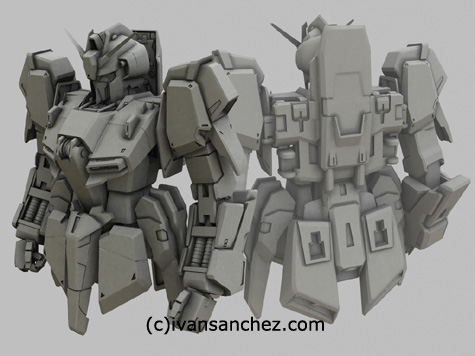 mobile suit delta zeta gundam char's quatro bajeena hyaku shiki kai version 2 plus 3d mesh cg sandrum