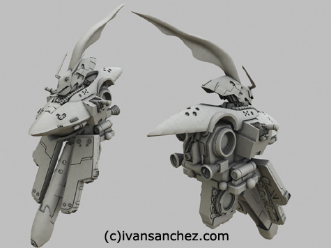 mobile suit gundam char's counterattack beltorchikas children hi nu hi-nu nightingale sazabi 3d mesh cg sandrum