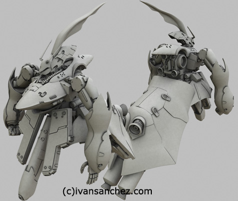 mobile suit gundam char's counterattack beltorchikas children hi nu hi-nu nightingale sazabi 3d mesh cg sandrum