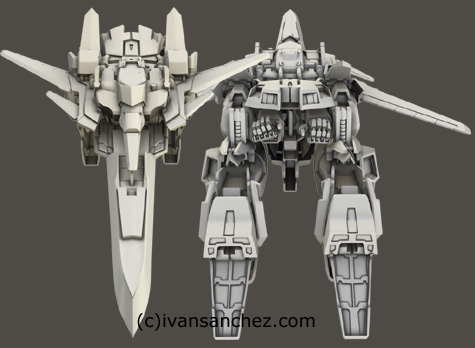 mobile suit delta plus zeta gundam char's quatro bajeena hyaku shiki kai  plus 3d mesh cg sandrum