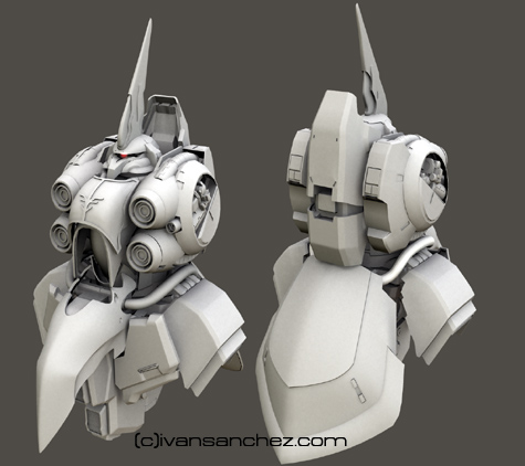 mobile suit gundam Unicorn Destroy mode 3d mesh cg sandrum Kshatriya
