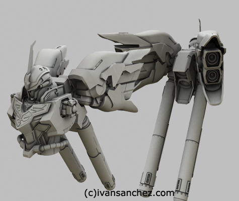 mobile suit gundam unicorn shinanju MG katoki 3d mesh cg sandrum