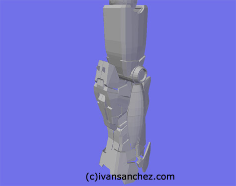 mobile suit gundam Unicorn Destroy mode 3d mesh cg sandrum