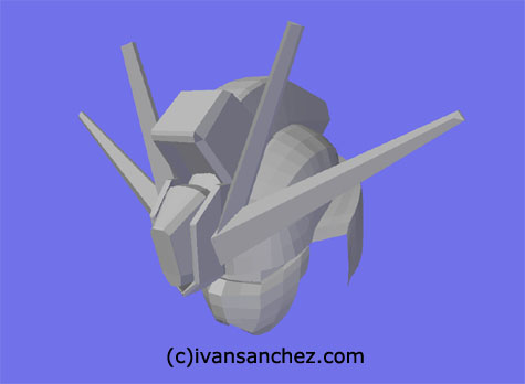 f91 gundam 3d mesh cg sandrum