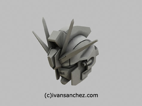 f91 gundam 3d mesh cg sandrum