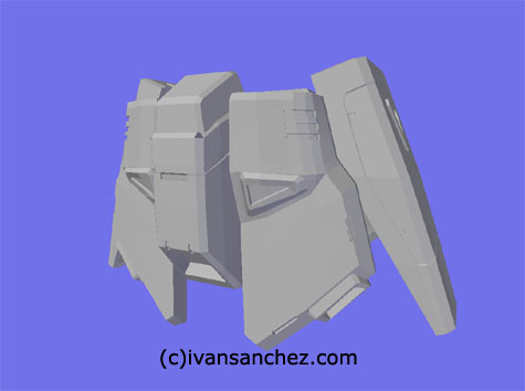 f91 gundam 3d mesh cg sandrum