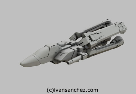 crossbone gundam x1 x2 x3 3d mesh cg sandrum