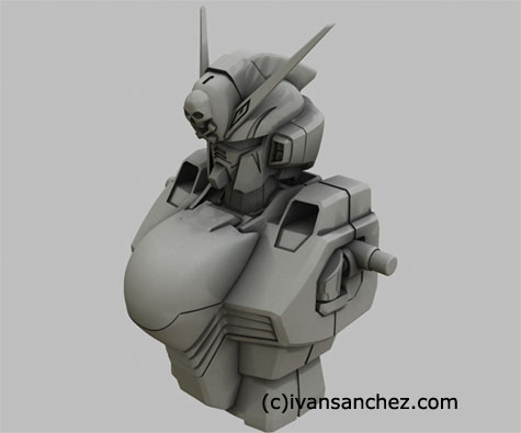 crossbone gundam x1 x2 x3 3d mesh cg sandrum