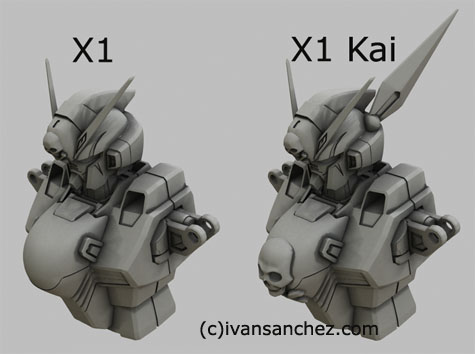 crossbone gundam x1 x2 x3 3d mesh cg sandrum