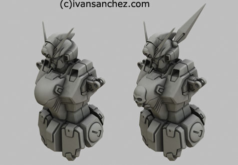 crossbone gundam x1 x2 x3 3d mesh cg sandrum