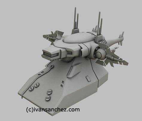 archangel bridge 3d lightwave gundam mesh sandrum