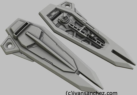 freedom gundam 3d mesh sandrum