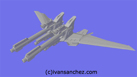 strike gundam rouge 3d mesh cg sandrum