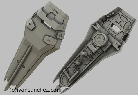 sandrum strike gundam 3d mesh