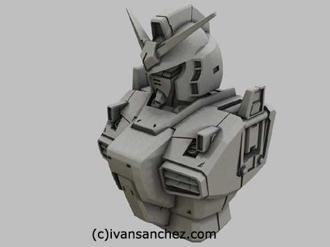 mobile suit zeta gundam MKII mark 2 3d mesh cg sandrum