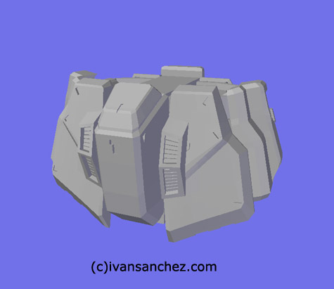 mobile suit zeta gundam MKII mark 2 3d mesh cg sandrum