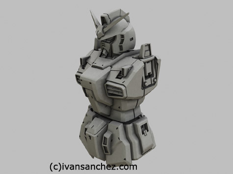 mobile suit zeta gundam MKII mark 2 3d mesh cg sandrum