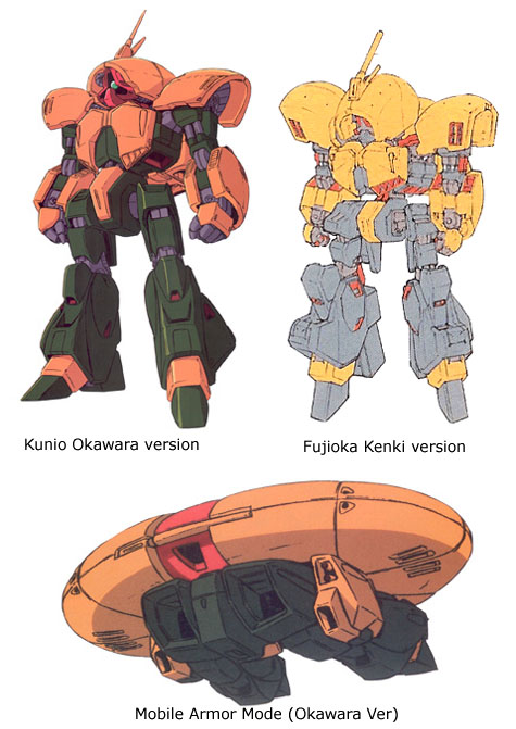 asshimar keehar advance of z 3d gundam mesh cg sandrum