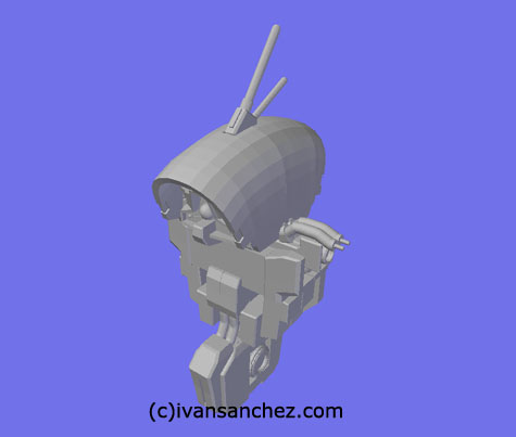 asshimar keehar advance of z 3d gundam mesh cg sandrum