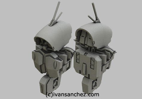asshimar keehar advance of z 3d gundam mesh cg sandrum