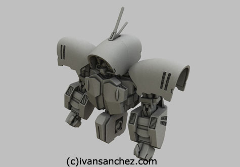 asshimar keehar advance of z 3d gundam mesh cg sandrum